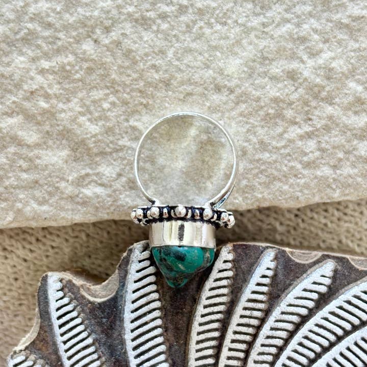 Wild Cactus Co. - Wholesale Cocktail/Statement Ring - TURQUOISE DIVINE RING SIZE 78