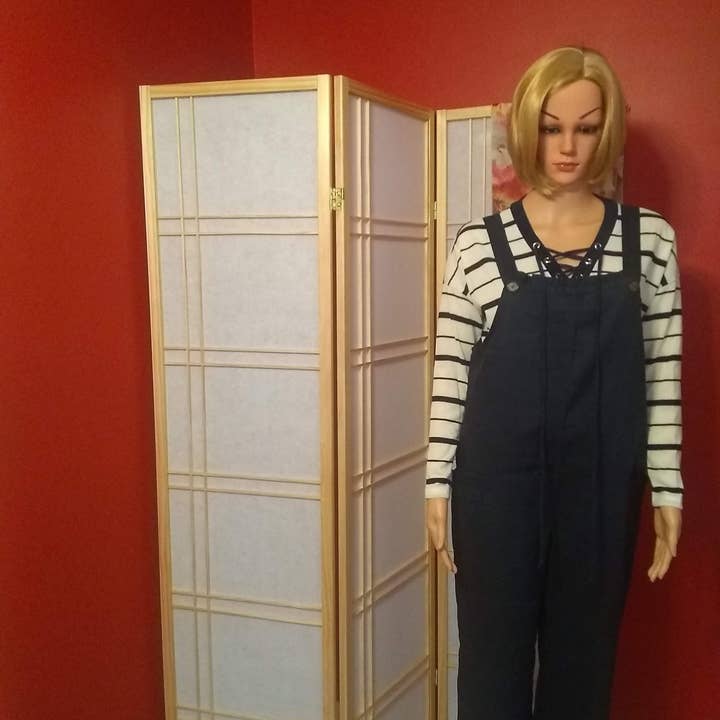 Linen jumper suit for wholesale by Jones & Ivy Collections, Inc.