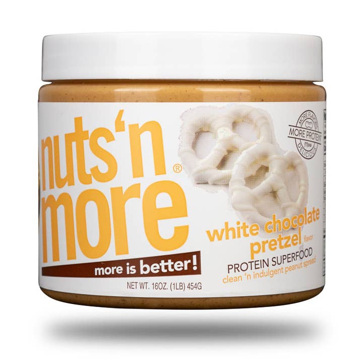 Nuts 'N More - Wholesale Nut butter - White Chocolate Pretzel High Protein Peanut Butter Spread3
