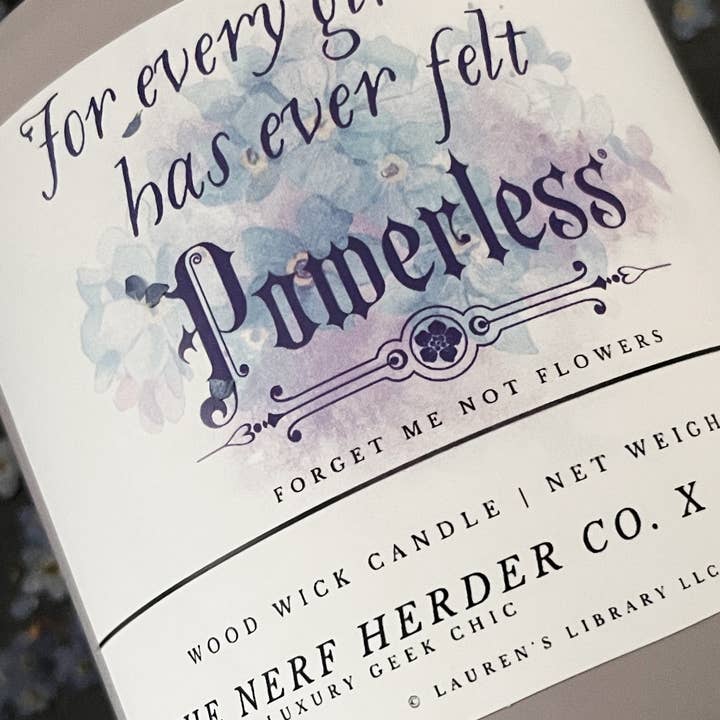 The Nerf Herder Co. - Wholesale Jar/Filled Candle - Officially Licensed CANDLE | Powerless (13 oz)1