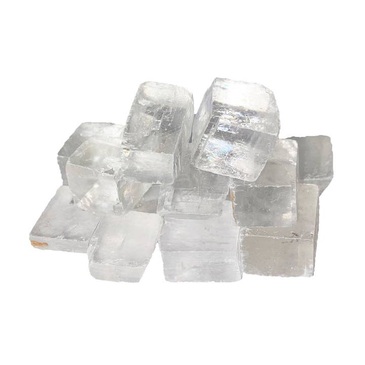 White Calcite Rough Stones - 500grs for wholesale by France Mineraux