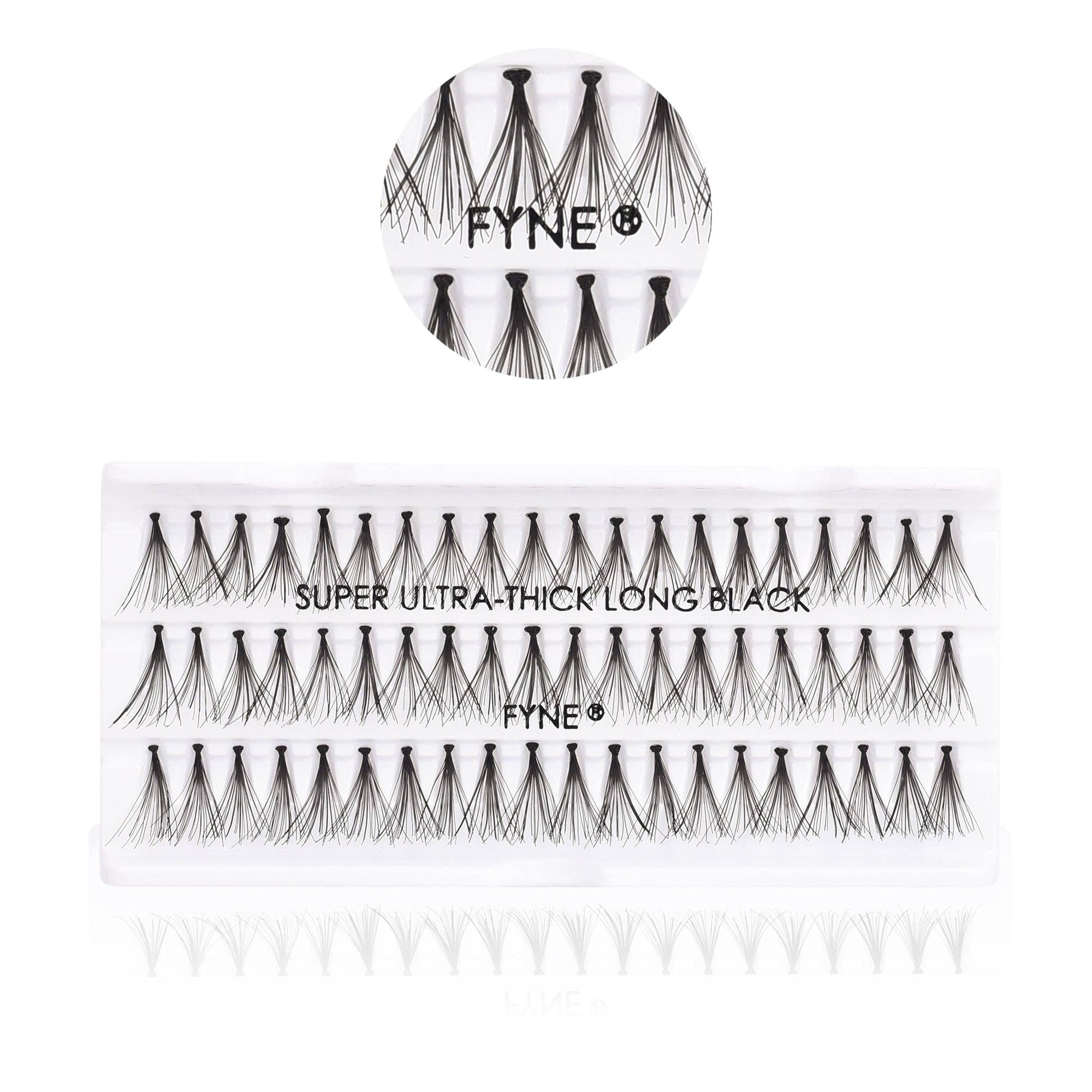 Fine Lines (UK) Ltd - Wholesale False/Fake Eyelashes - Super Ultra Thick Individual Eyelash Extensions - LONG 628-122