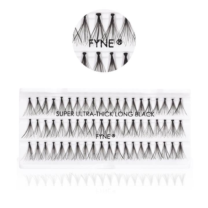 Fine Lines (UK) Ltd - Wholesale False/Fake Eyelashes - Super Ultra Thick Individual Eyelash Extensions - LONG 628-122