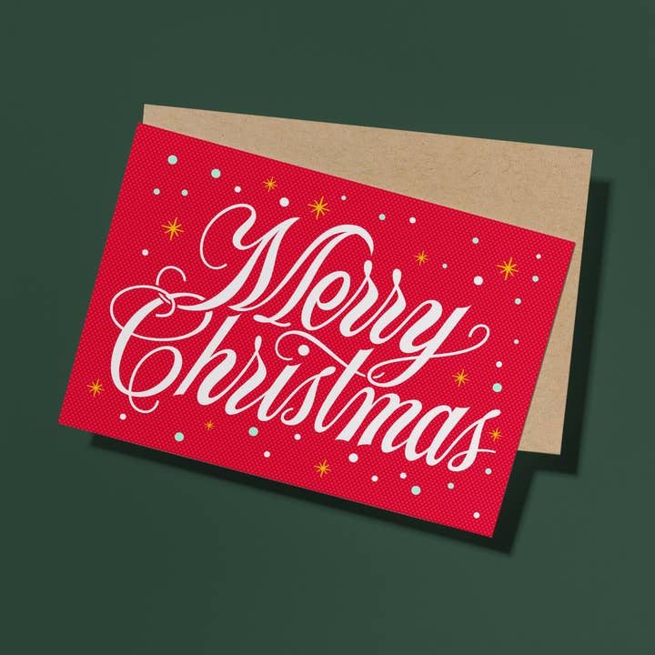 Carte de joyeux Noël classique pour la vente par Formidably Impressed