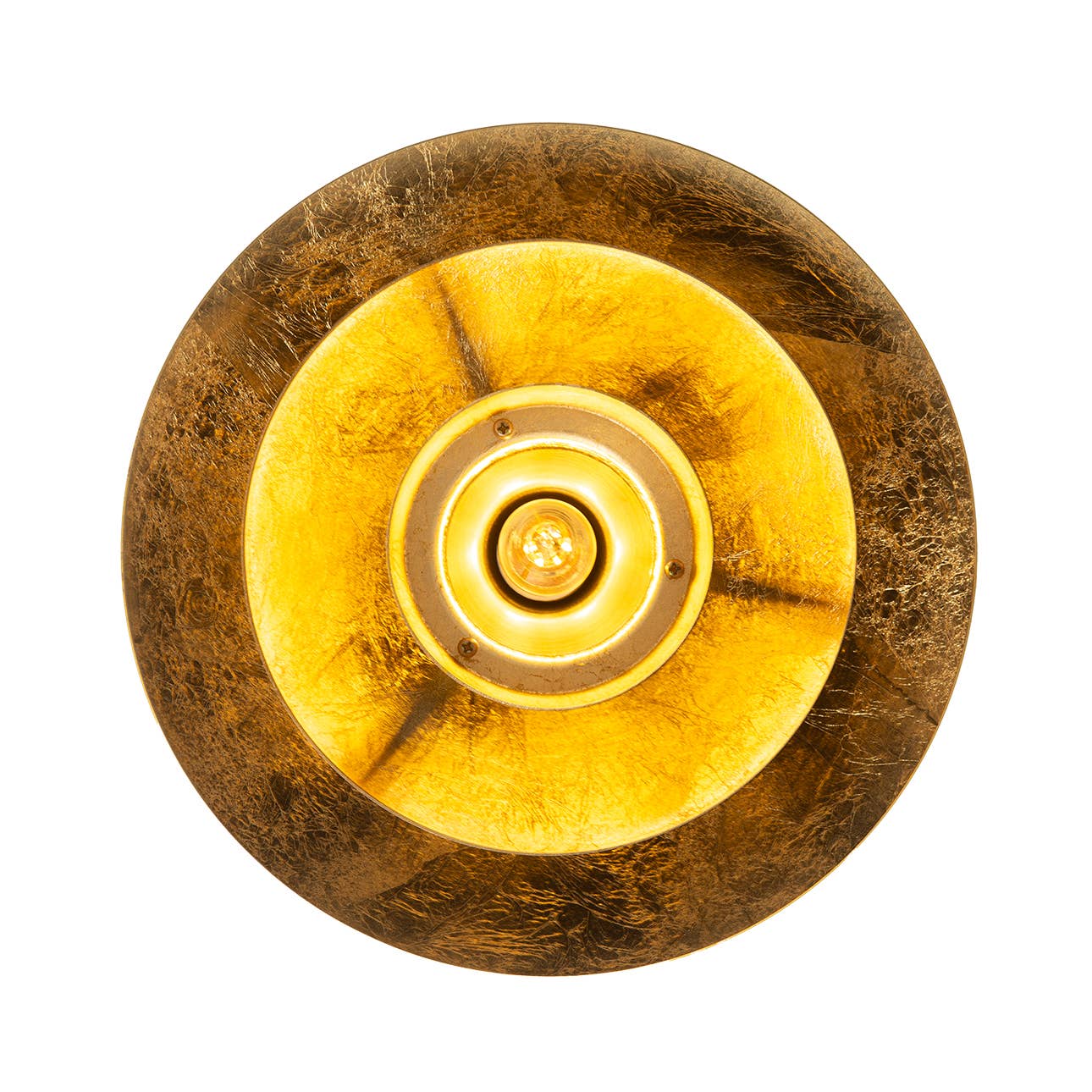 Nova of California - Wholesale Sconce - Flush Mount Rancho Mirage 6.5" Black Gold Shade Brass2