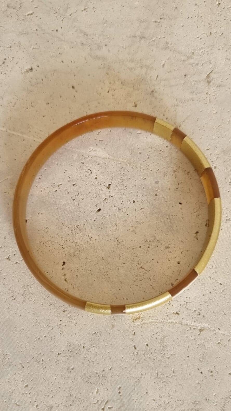 Le Coin Sauvage - Vente Bracelet jonc - Bracelet Jonc Corne - Hélios Le Coin Sauvage – Gold - 1cm2