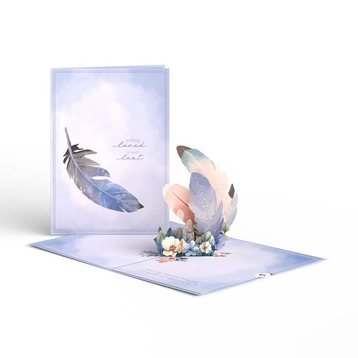Lovepop Cards - Wholesale Sympathy Card - Nothing Loved Is Ever Lost Sympathy 5''x7'' Card