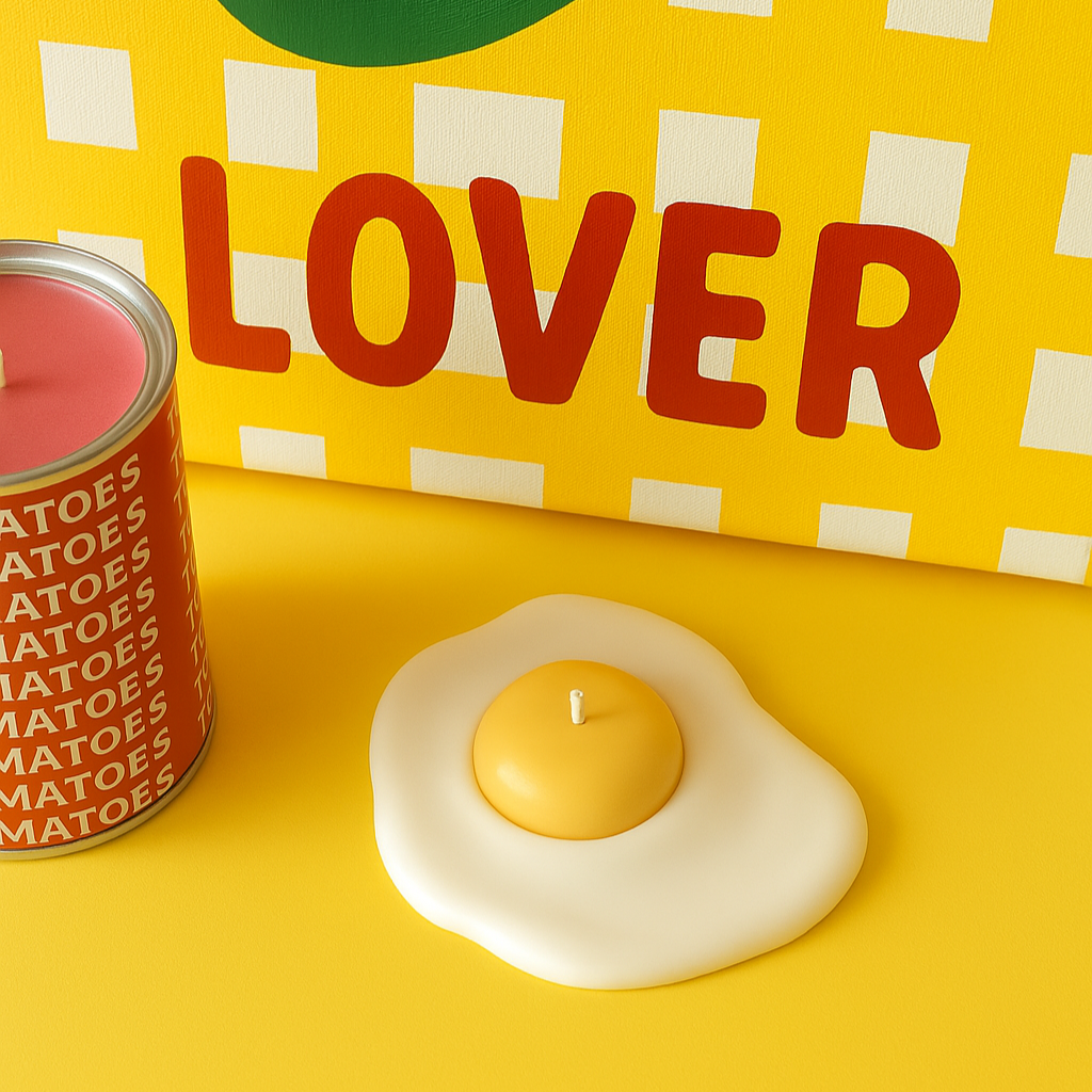 The Dopamine Lab - Wholesale Novelty Candle - Candle ~ Fried Egg4