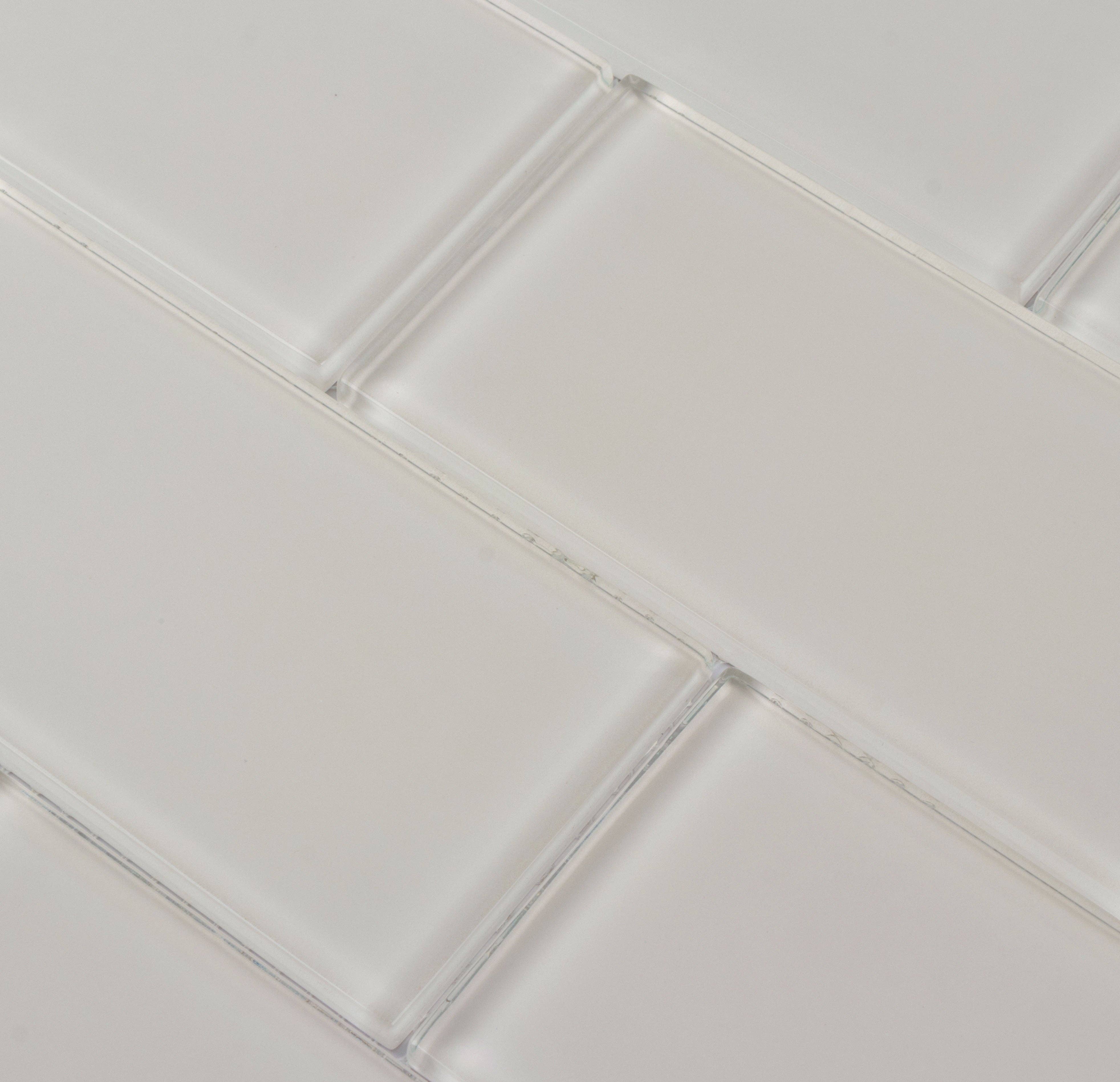 WS Tiles - Vente Carrelages muraux - Carreau de mosaïque en verre de 3" x 6", dosseret pour cuisine et salle de bain - 5 pieds carrés par carton99