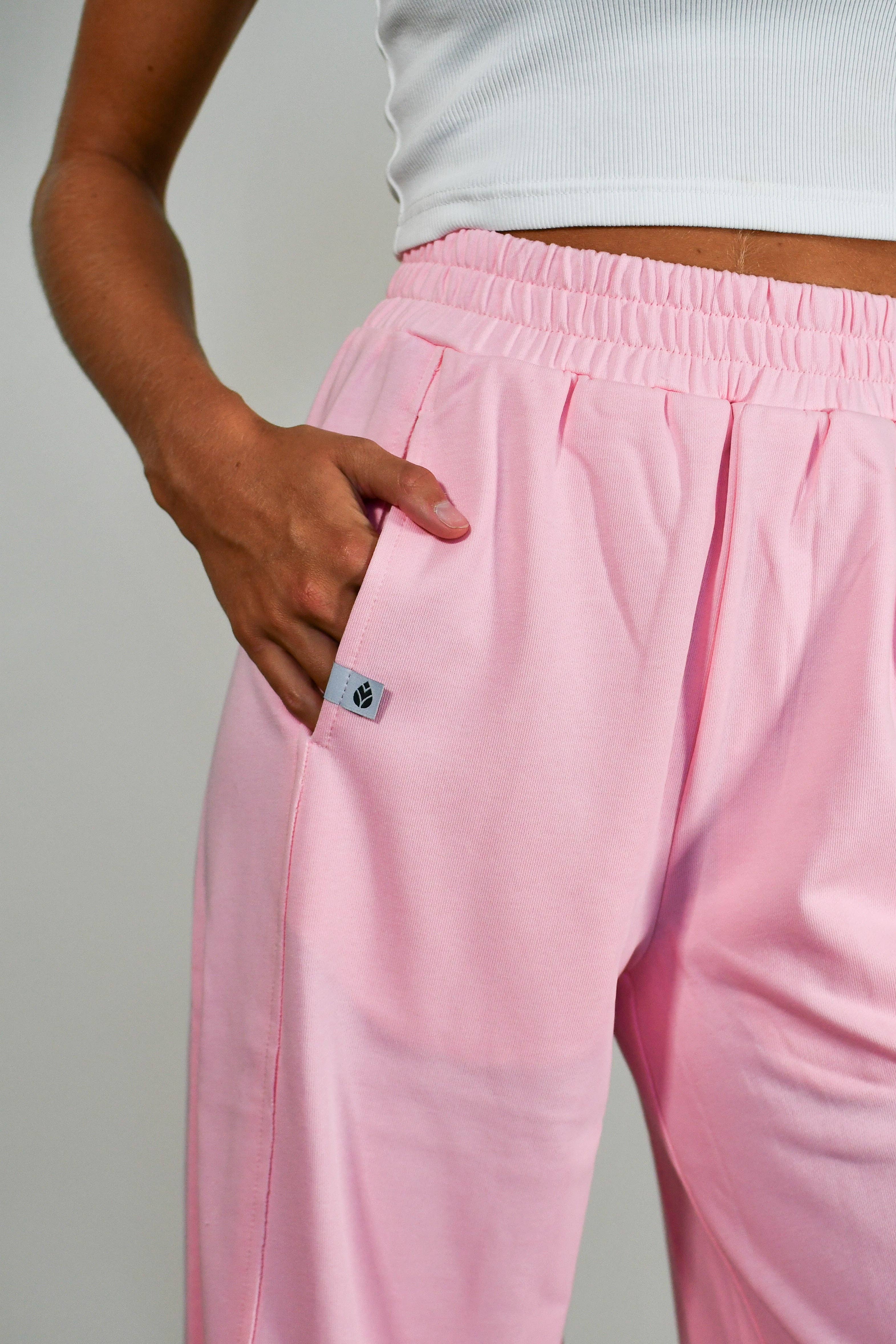 TooLooLah - Wholesale Lounge Sweatpants/Joggers - Women's - Sunset Studio Joggers - Pink2