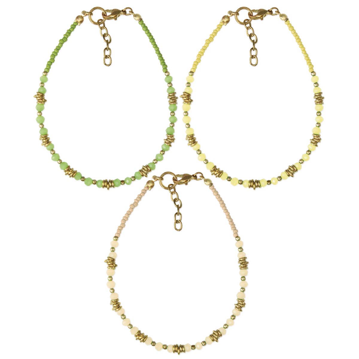 ZAD - Wholesale Anklet - Fresh Spring Bead Anklet0