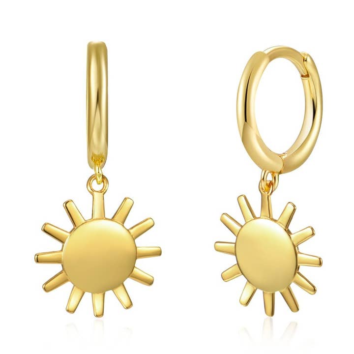 Pipía - Wholesale Hangende/ronde oorbellen - sol-hoepels0