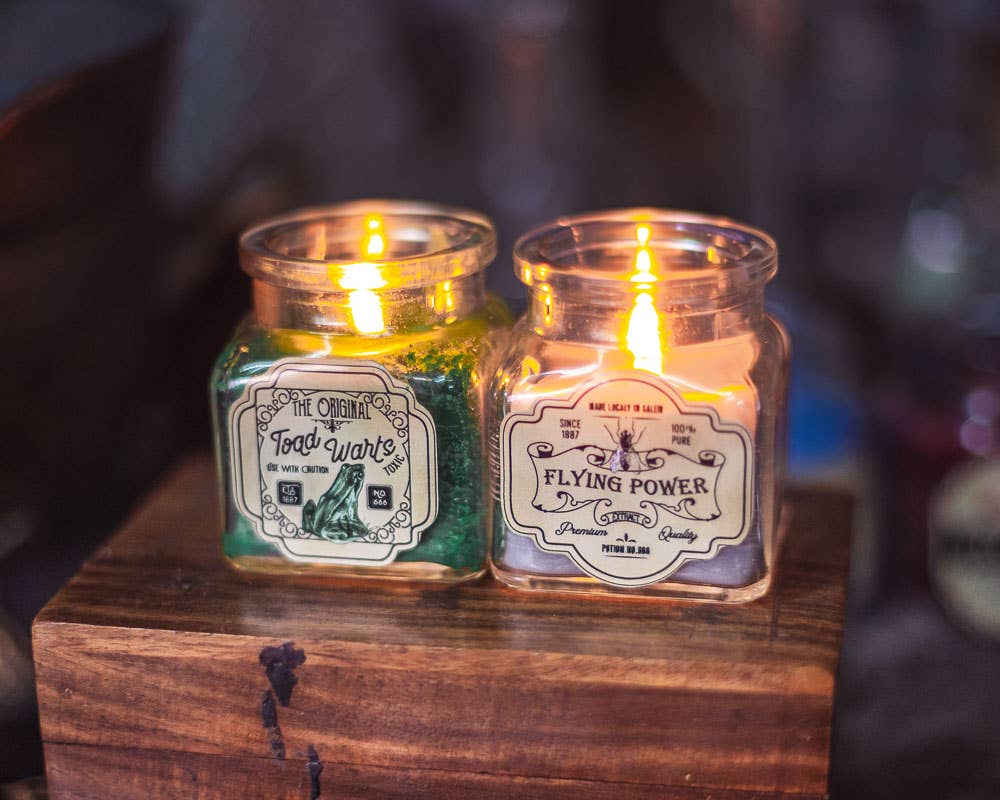 Costurero Real - Wholesale Jar/Filled Candle - Halloween Decor Potion Candle Apothecary Witch Dark1