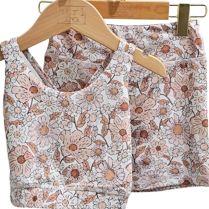 Wildflower Whisper 2 Piece Athletic Set for wholesale by ntrl co.