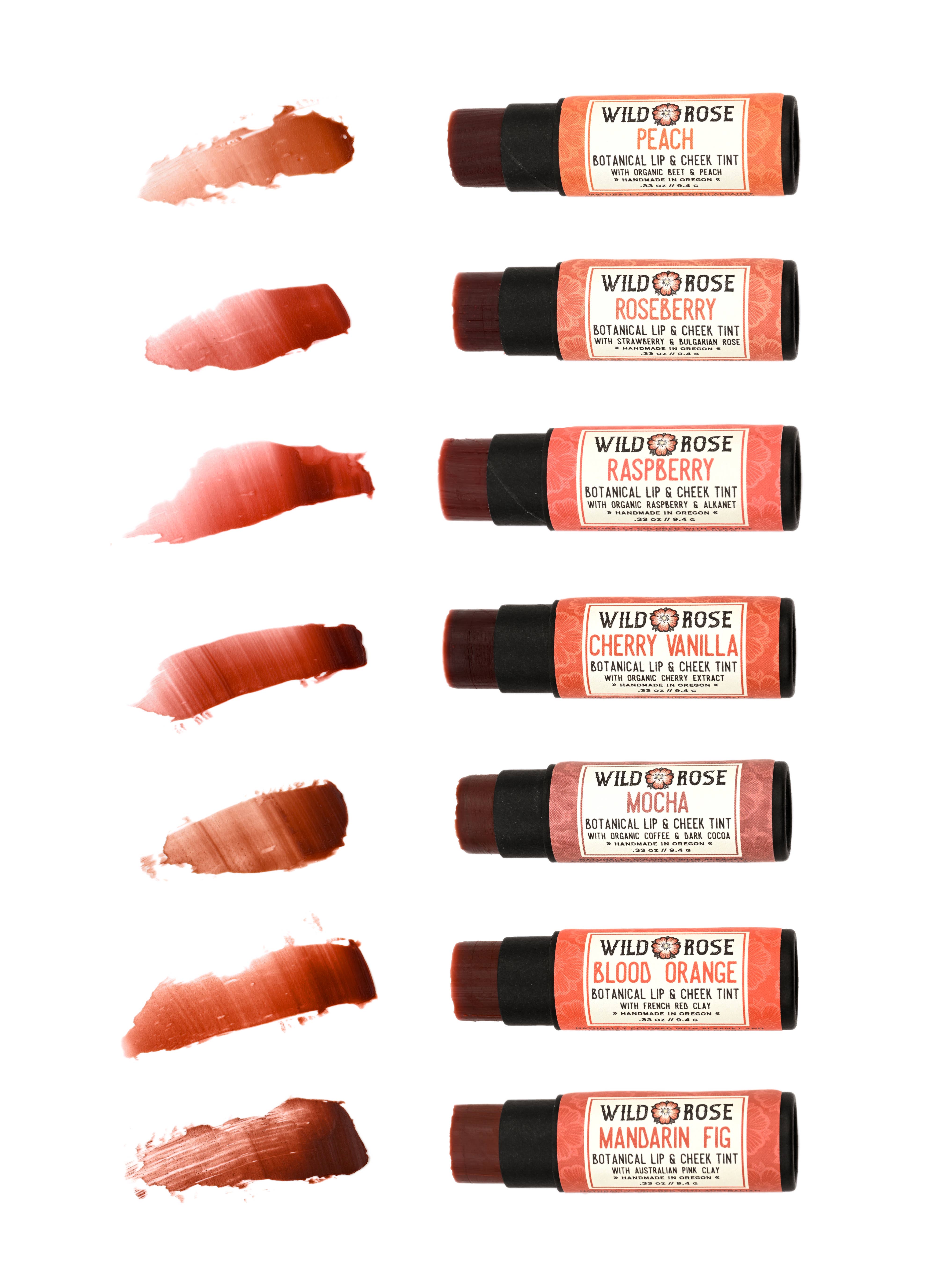 Wild Rose Herbs - Wholesale Lip Stain/Dye/Tint - Mocha Lip & Cheek Tint - Tube3