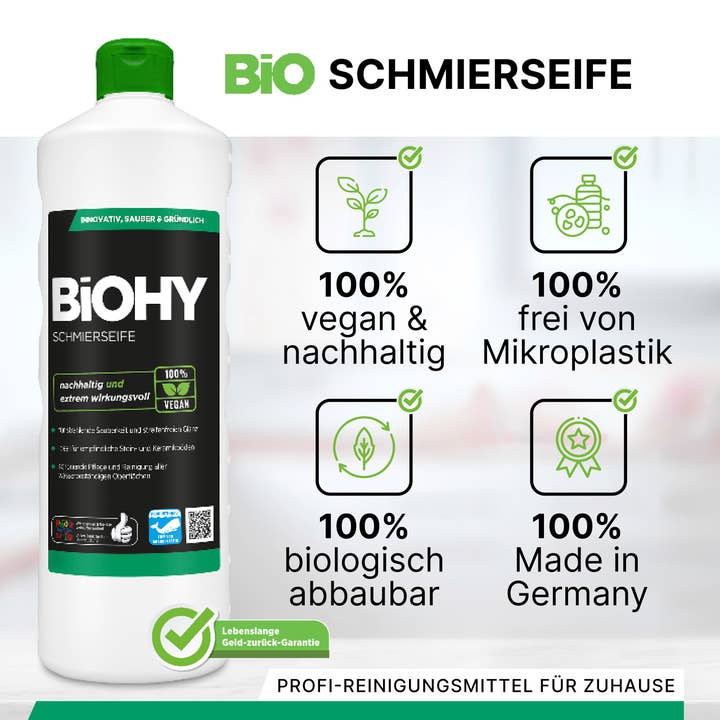 BiOHY - Wholesale Vloerreiniger - BioHy zachte zeep, zachte zeepoplossing, vloerreiniger, biologisch concentraat