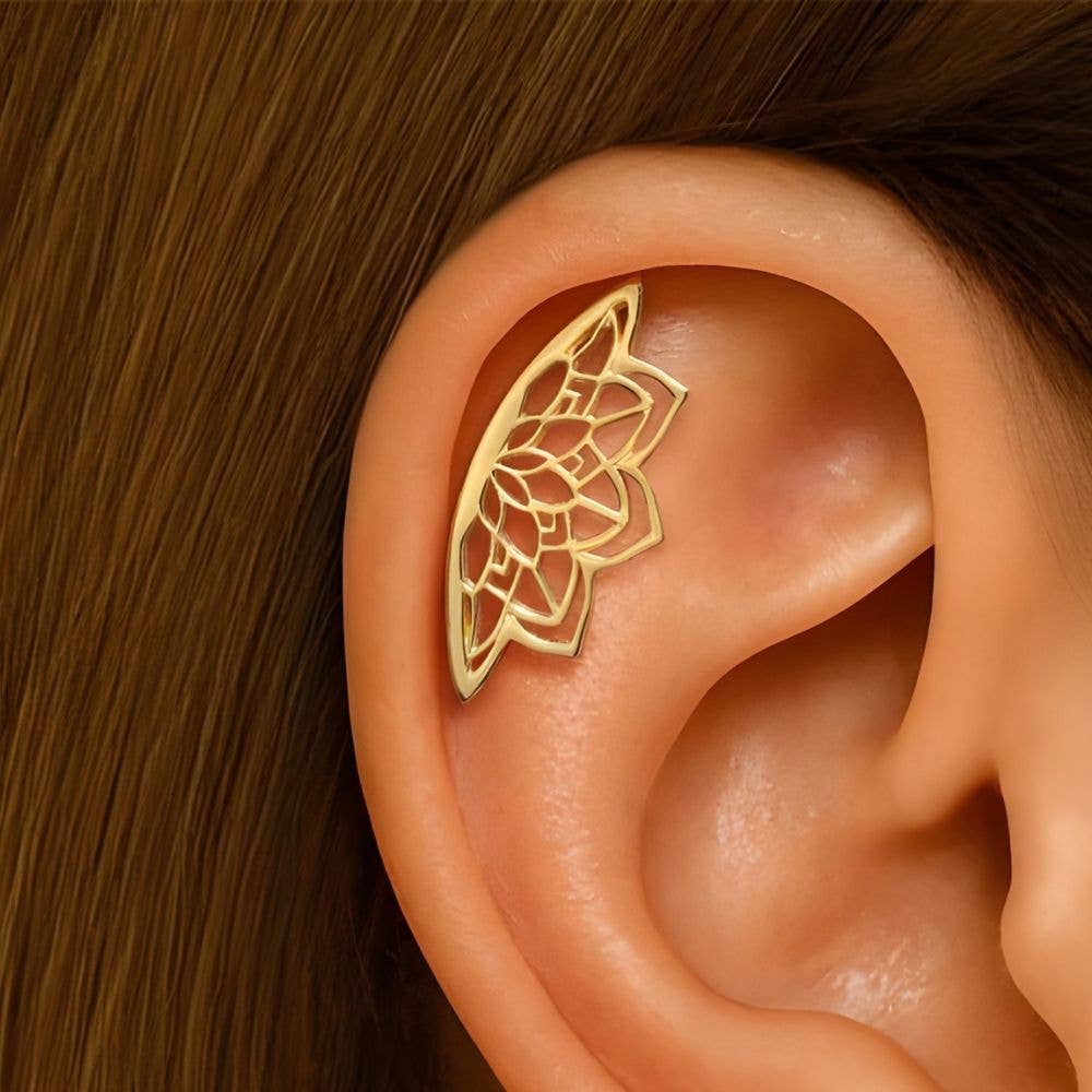 Ashlen - Wholesale Stud/Post Earrings - MANDALA HELIX EARRING0