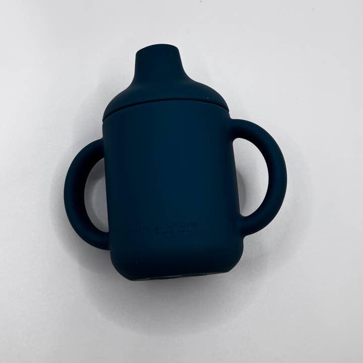 Milk Addict - Vente Verre/tasse – enfant et bébé - Gobelet à première poignée en silicone Milk Addict3