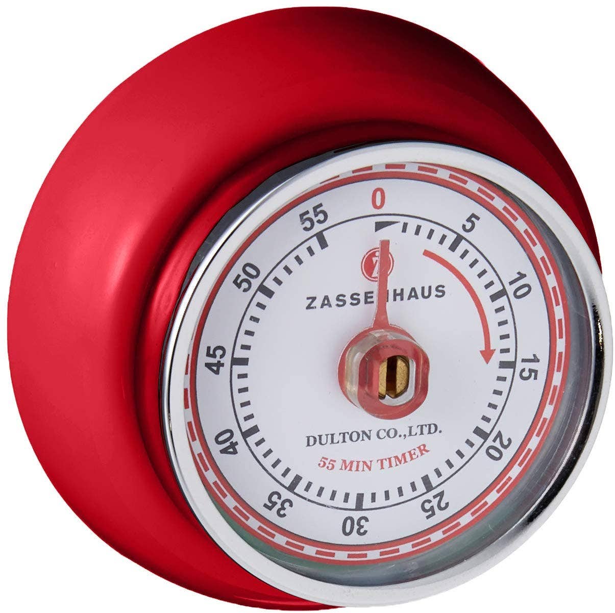 Frieling USA - Wholesale Timer - "Retro" Kitchen Timer, Red, 2.75” x 1.25"2