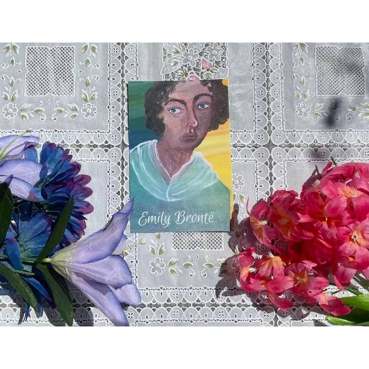 Emily Bronte Postcard for wholesale by PopArt Authors
