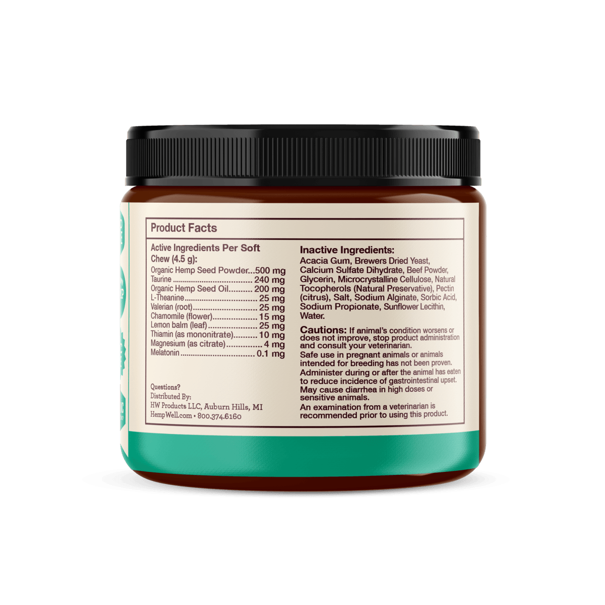 Hemp Well - Wholesale Pet Supplement - Dog - Hemp Well Calm Dog Soft Chews8