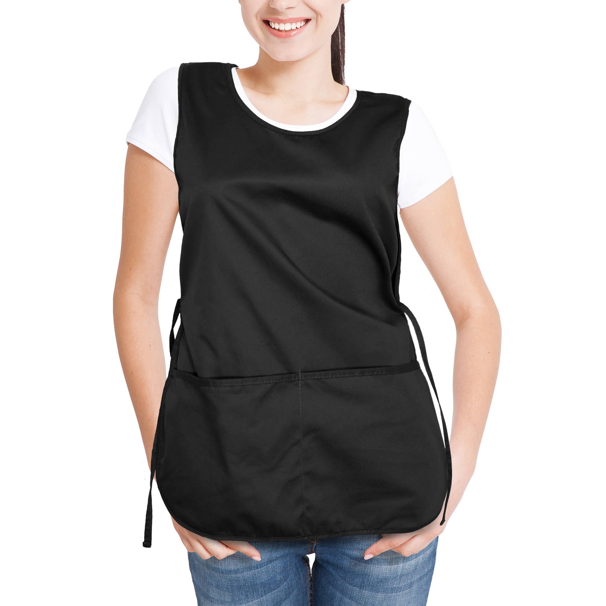 Dalix - Wholesale Apron - DALIX Cobbler Apron 2 Pockets Smock Regular 28.5" x 18.5"4