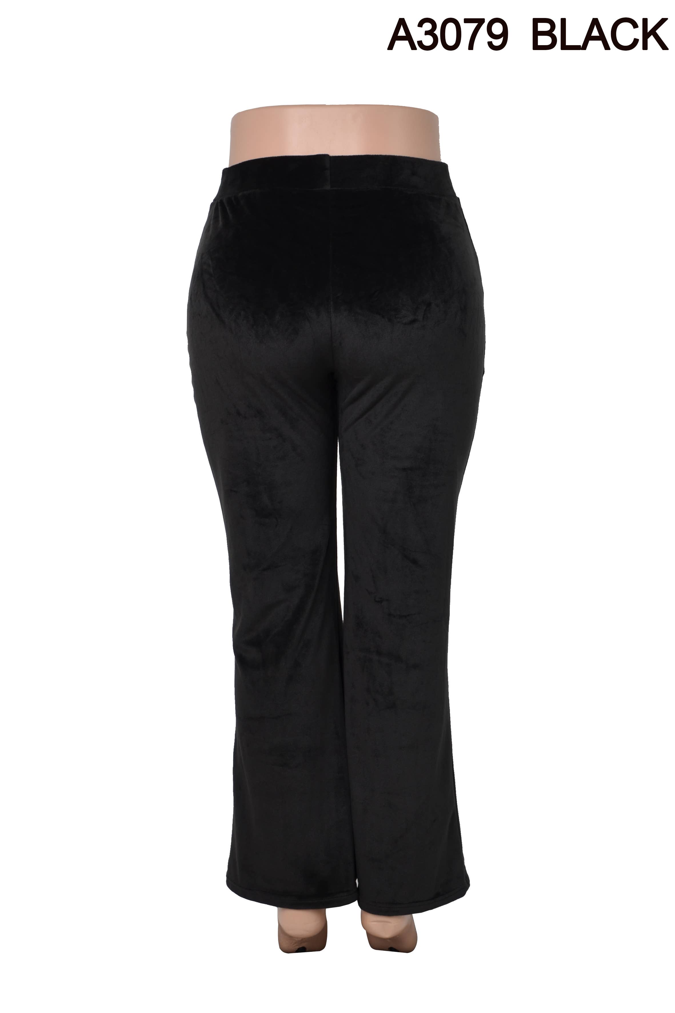 SSImport - Wholesale Pants - Women's - A3079 VELVET FLAIR PANTS MIXED SIZES 12PCS/PACK16