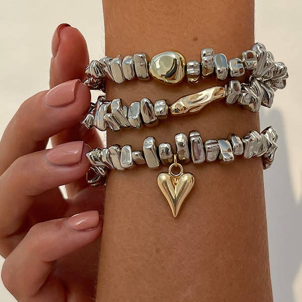 3 Pcs Geometric Bracelet Accessories for wholesale by FurDecoration