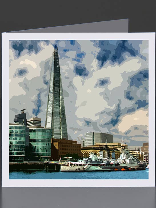 London Kort: The Shard 04-A / Hilsen Kort for engroshandel hos Eliot Siegel & The British Art Gallery