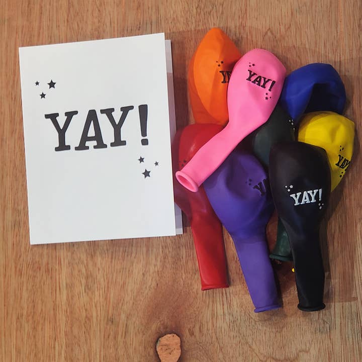 Balloon Assorted Colors - YAY! for wholesale by Cityology