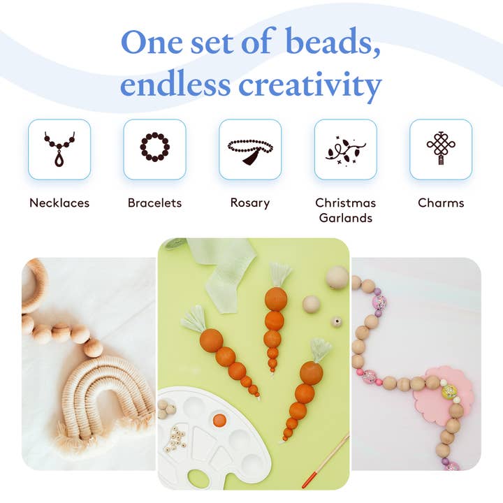 Woodpeckers Crafts - Wholesale Craft Supplies - Round Wood Beads3