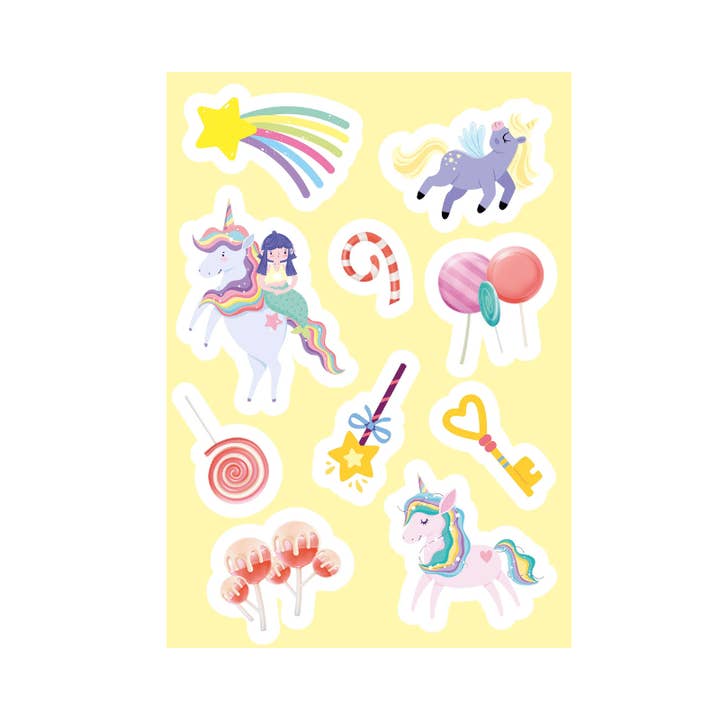 Axis Toys & Gifts - Wholesale Sticker – Child & baby - Sassi Stickers and Activities Book - Unicorns