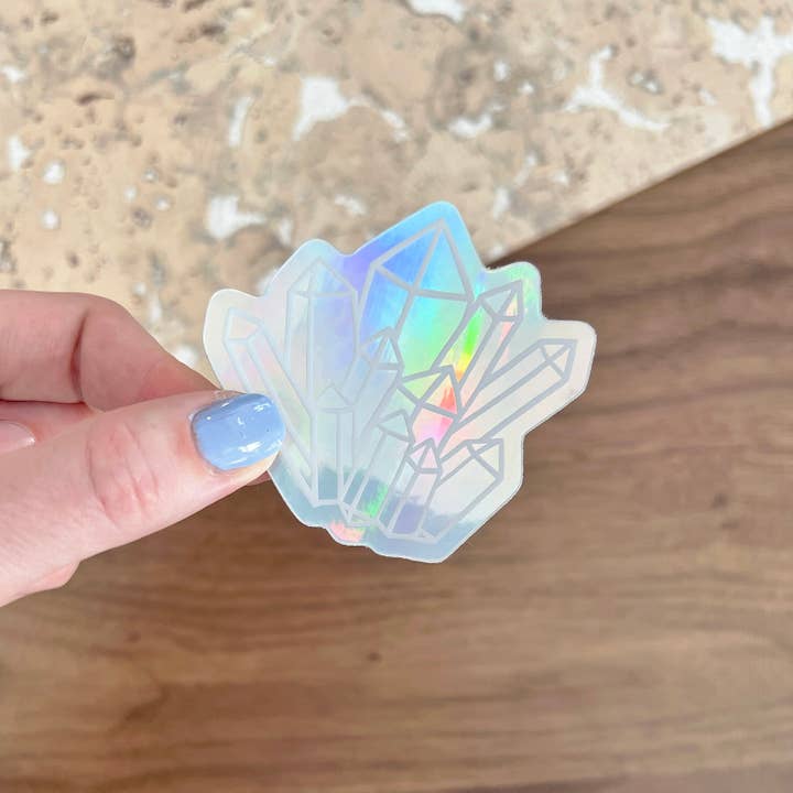 Lemon Press Studio - Wholesale Sticker - Holographic Crystal vinyl sticker6