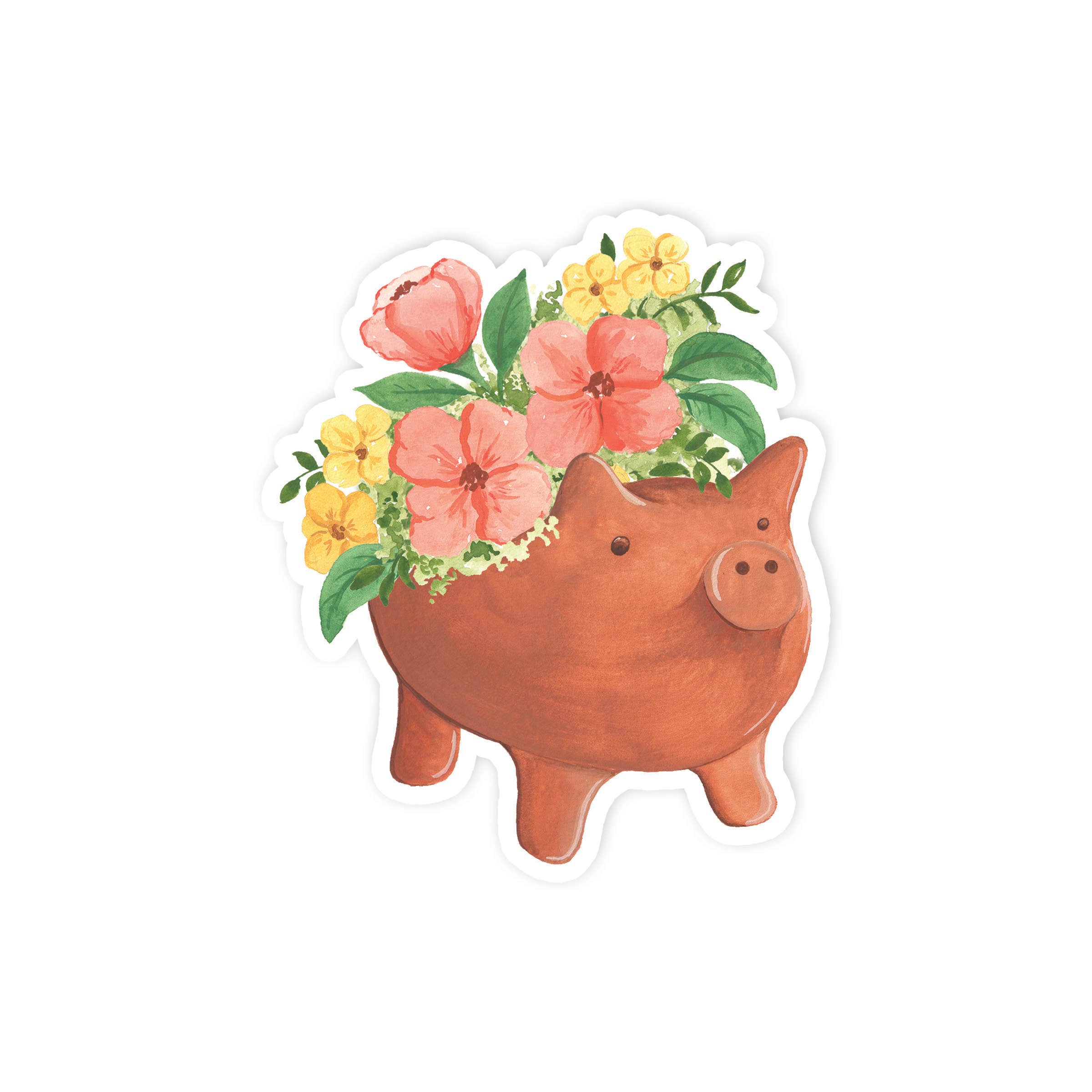 Isabella MG - Wholesale Sticker - Mini Marranito Flower Pot Sticker