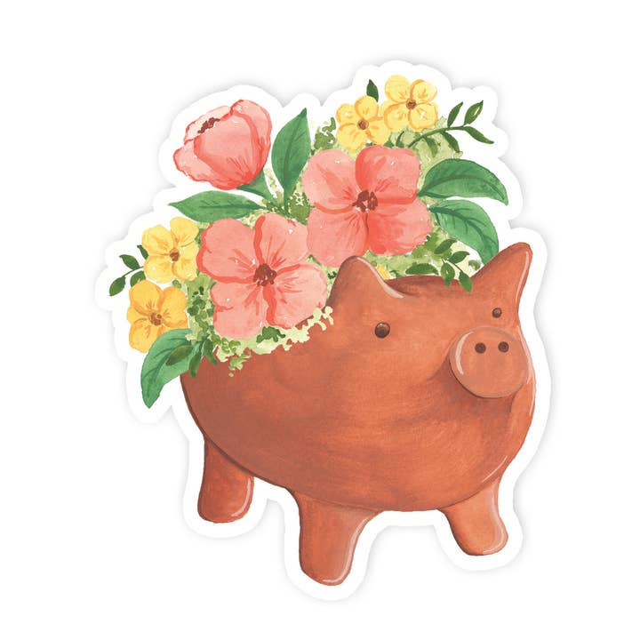 Isabella MG - Wholesale Sticker - Mini Marranito Flower Pot Sticker0