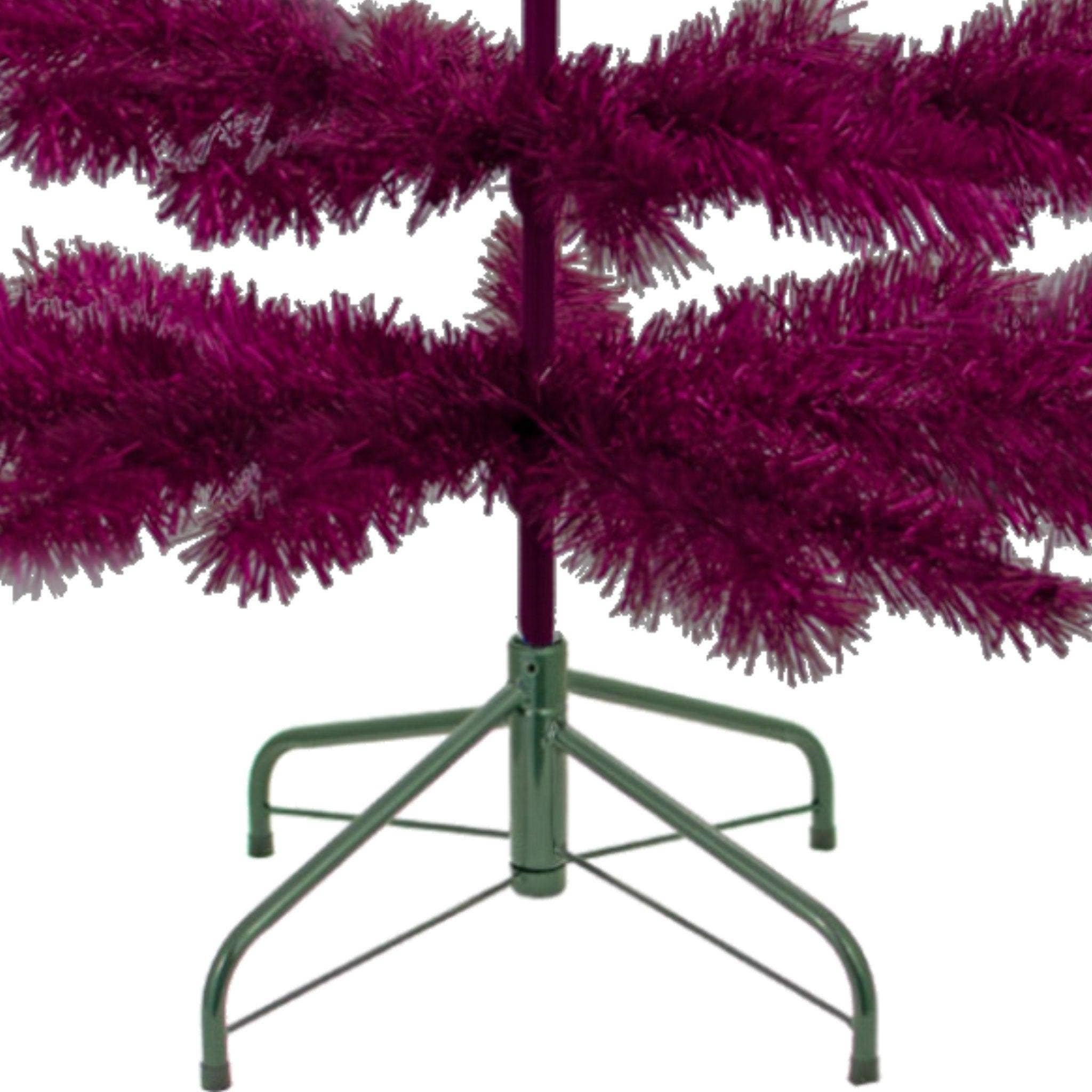 Lee Display - Wholesale Christmas Decoration - Fuchsia Tinsel Christmas Tree19