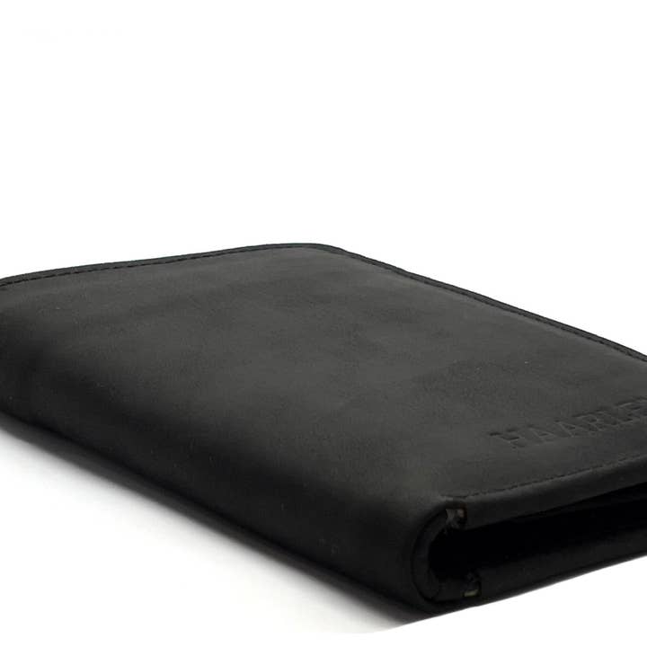 HAARLEM Men DERMA 23862 Leather Wallet Black for wholesale by HAARLEM