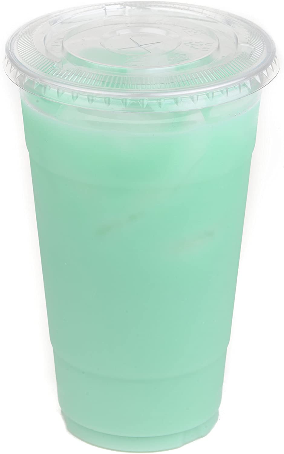 EcoQuality – Engroshandel Drikkelåg – Klare flade PET Cup låg til 32 oz PET Cup1