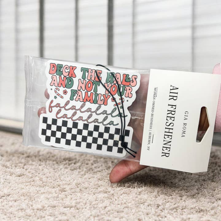 Gia Roma - Wholesale Christmas Decoration - Blue Christmas Accents + Air Freshener, Holiday Freshie36