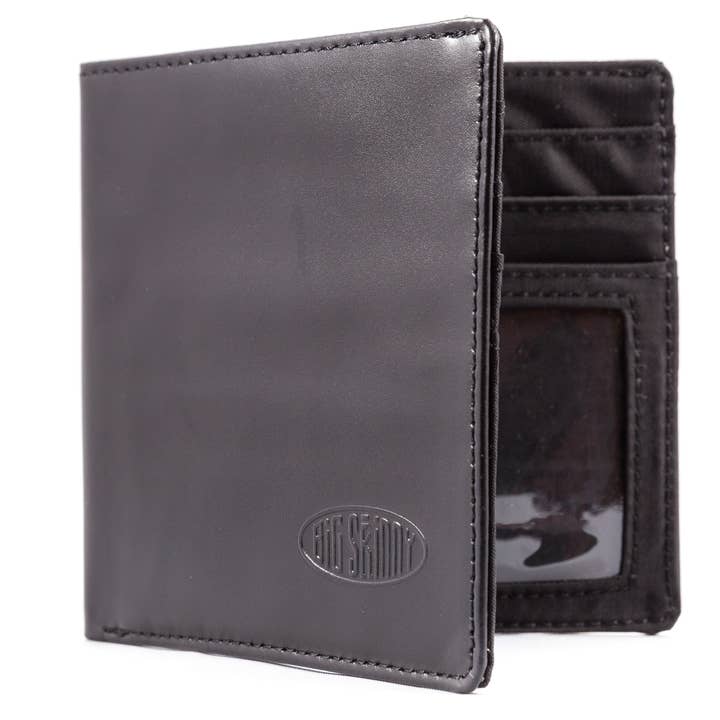 Big Skinny Wallets – wholesale Plånbok – Herr – Läder World med Dragkedja Bifold Plånbok - Svart
