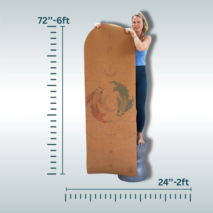 Within Enlightenment – wholesale Yoga mat – The Resilience Cork Yoga Mat 5MM3