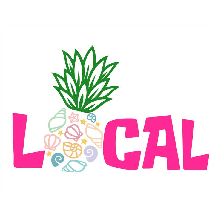 Ladies Custom Ultra Soft Scoop Local Pineapple Shells for wholesale by Paradise Tees LLC