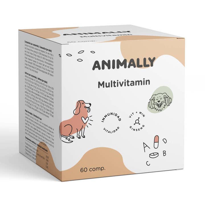 Multivitamin 60 PCS for wholesale by ANIMALLY - Taking care of your pet's health -