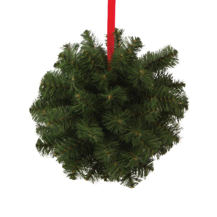 Jacobson - Wholesale Christmas Decoration - 12"D Douglas Fir Kissing Ball0