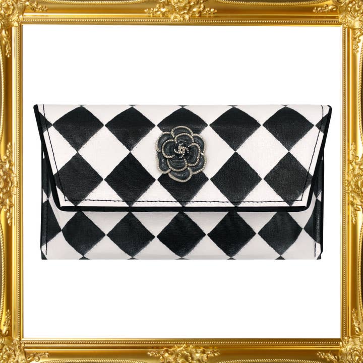 En rose ved et hvilket som helst andet navn Sort & Hvid for engroshandel hos Kent Stetson Handbags