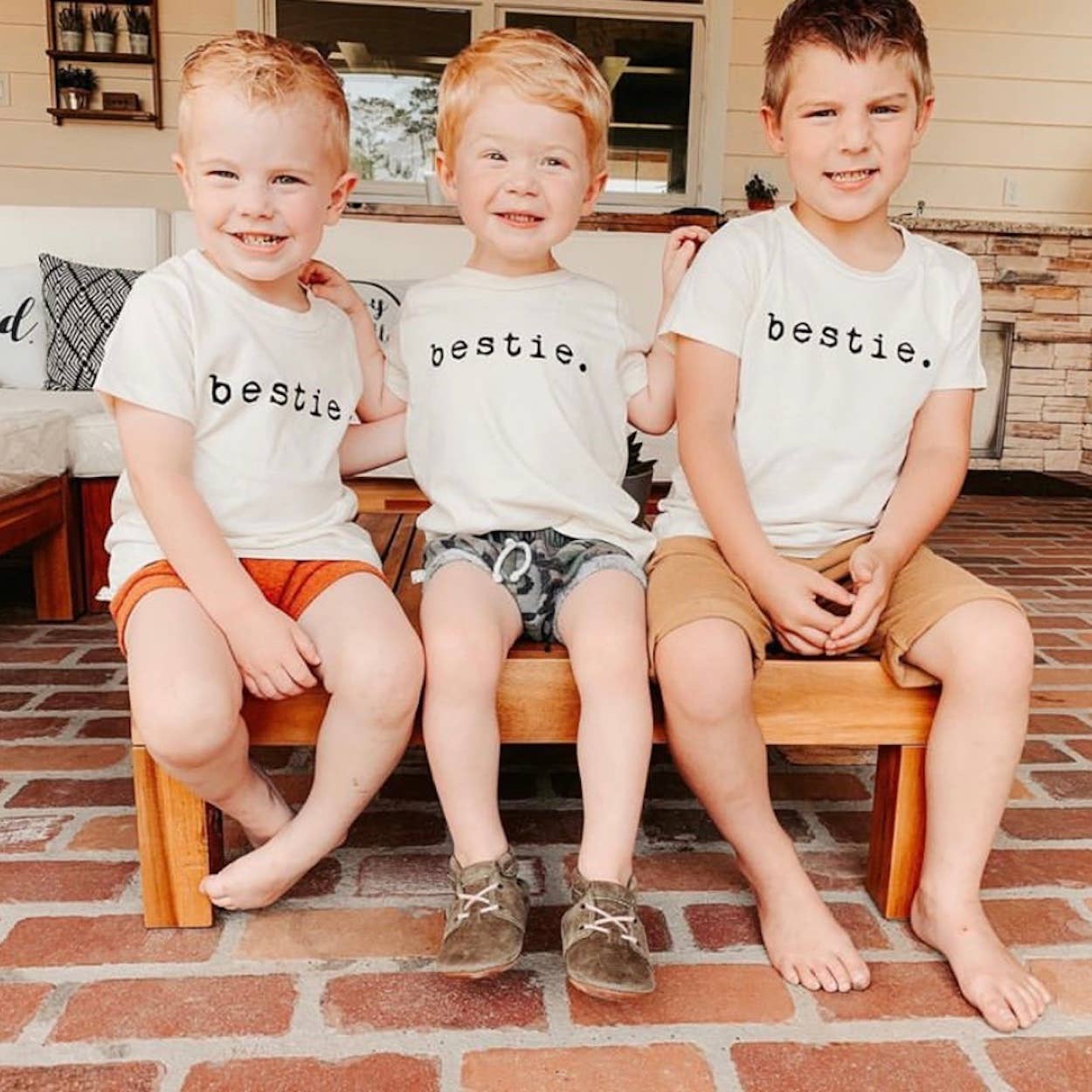 Tenth & Pine - Wholesale Screen Printed T-Shirt - Kids - Organic Cotton Kids Graphic Tee | Short Sleeve | Bestie6