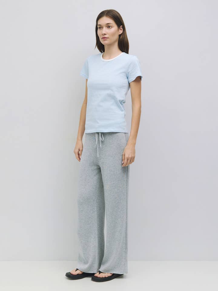 MOD REF - Wholesale T-Shirt - Women's - The Jemima Top | Striped Ringer T-Shirt