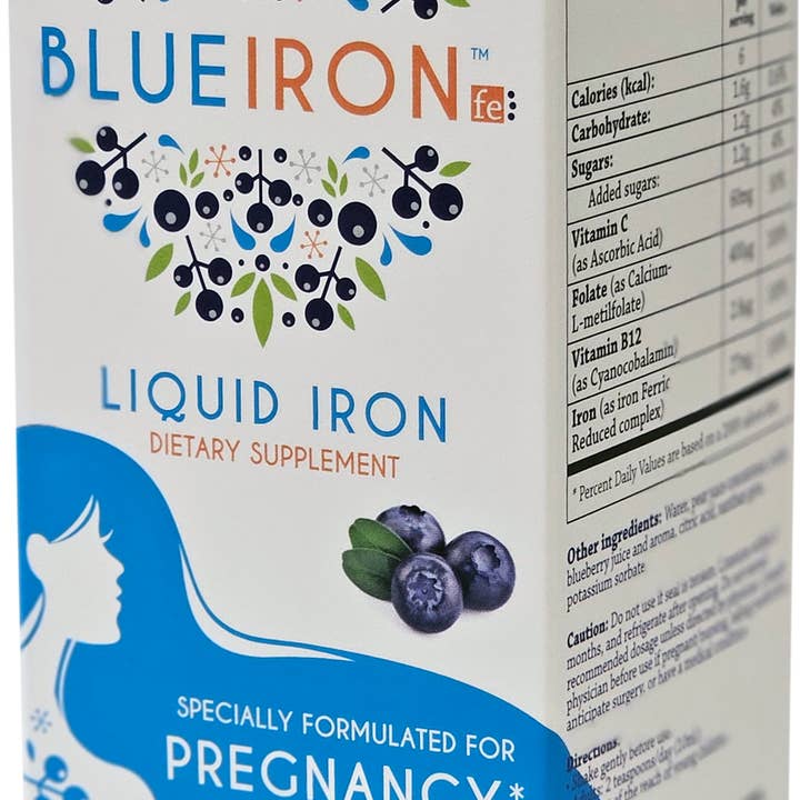 BT Remedies - Wholesale Oral Supplement/Vitamin - BlueIron Liquid Iron Pregnancy Supplement 8.5 FL Oz.