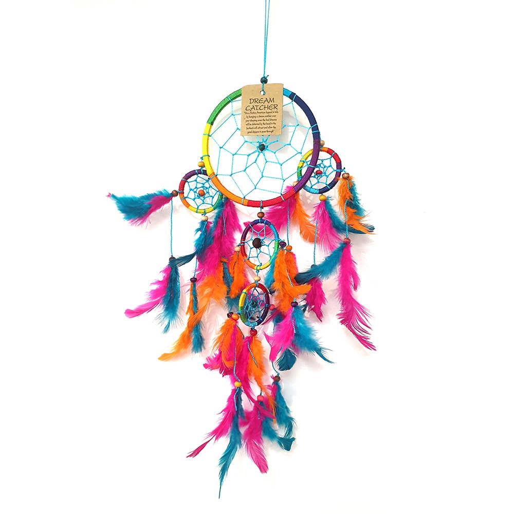 VIE – wholesale Dreamcatcher – Dream Catcher, 11cm Ring with 4 Smaller Rings12