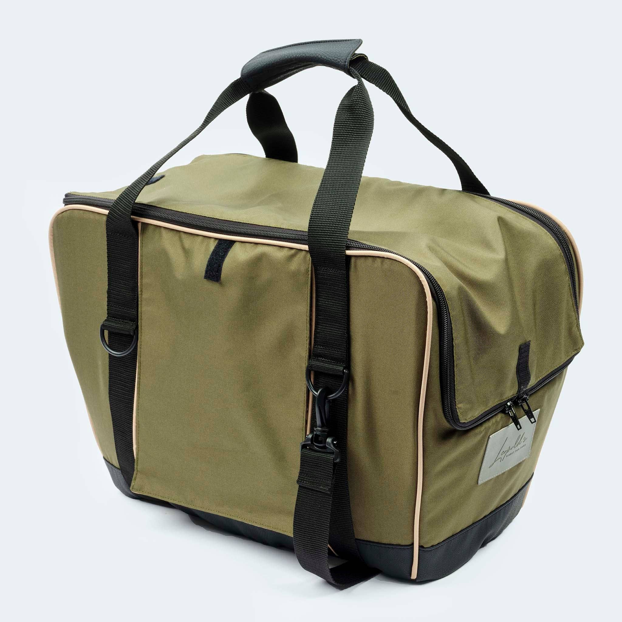 ​​Leopold's Finest for dogs - Wholesale Pet Carrier - Dog - Bicycle bag for dogs olive9